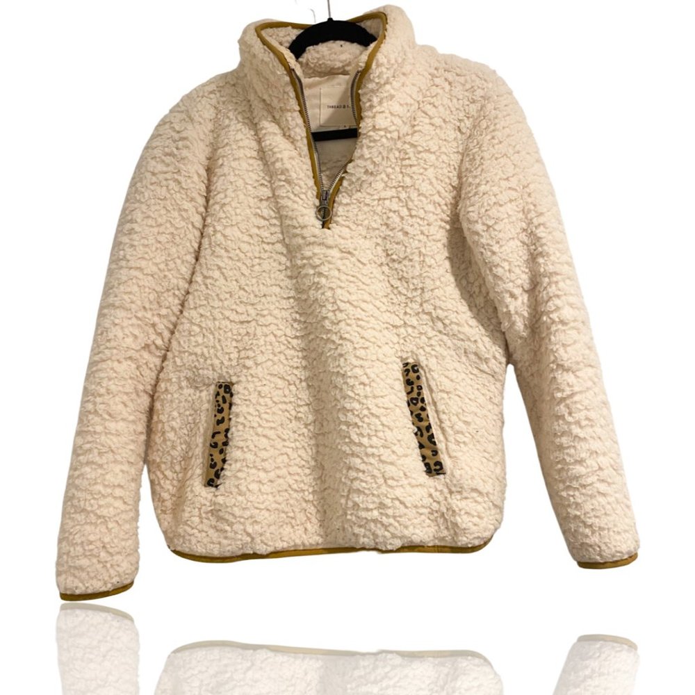 Thread & Supply Teddy Fleece Pull Over